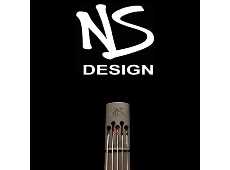 NS DESIGN CR5-BG-CHS 5st Elbass Headless Fretted - Charcoal Stained 